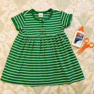 Hanna Andersson Play Day Dress Short Sleeve Green